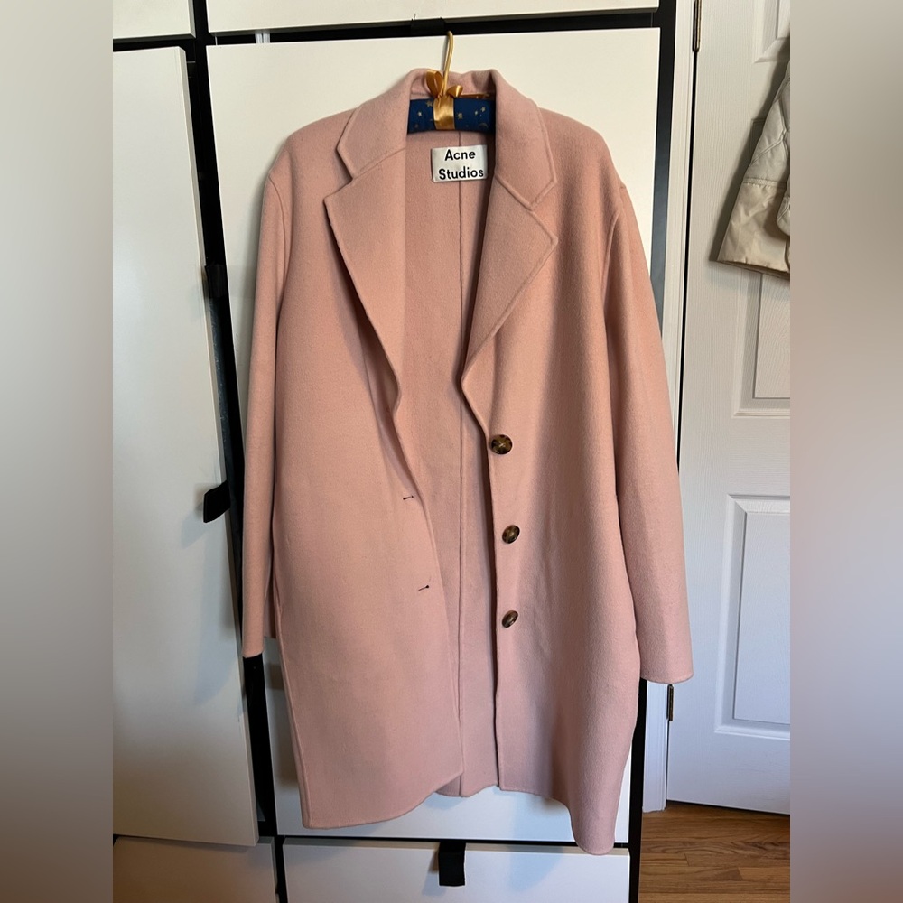 Acne studios wool cashmere coat